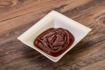 Traditional Barbicue sauce in the bowl