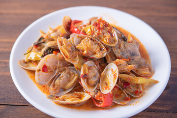 Stir-fried Baby Clams with Roasted Chili Paste