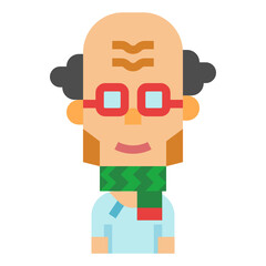 Grandfather line icon