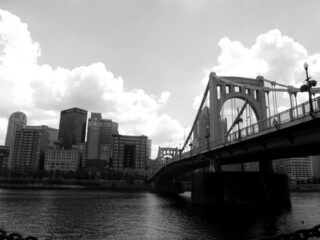 Naklejka premium Pittsburgh Bridge