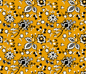 Seamless flowers pattern, floral print.