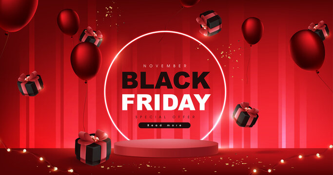 Black friday sale promotion banner layout design template advertising Black friday campaign
