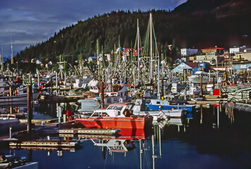 Harbor in Cordova, Alaska