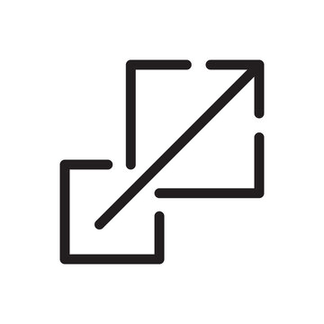 scalability scalable line art icon vector for websites