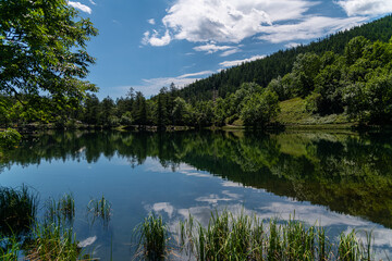 Idyllic Mountain Lake near Moncenisio, Italy