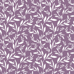 Watercolor flowers and plants. Seamless patterns. Suitable for fabrics, wallpapers, crazy textures. Flowers in orange-violet and pink tones.