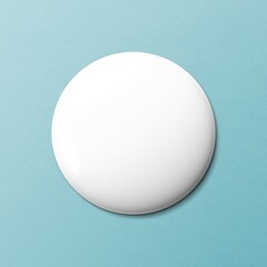 White pin accessory, blank design space