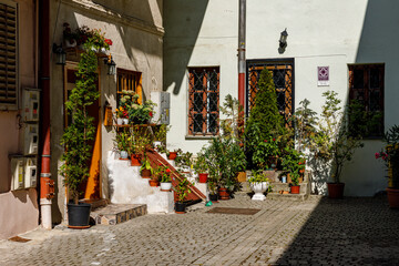 The city of Sibiu in Romania	
