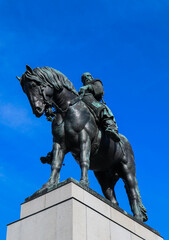 Fototapeta na wymiar Statue of Jan Zizka in Prague