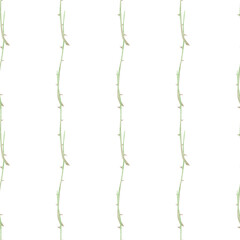 
Delicate green leaves. Watercolor illustration for wallpaper, wrapping paper, textiles.