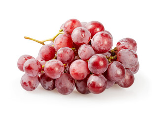 Bunch of ripe red grapes