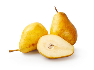 Sweet ripe yellow pears