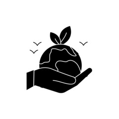 Enviroment protection olor line icon. Pictogram for web page, mobile app, promo