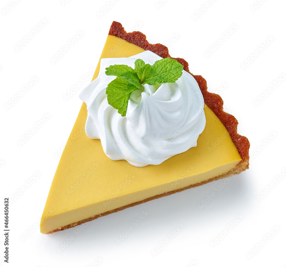 Canvas Prints slice of lemon tart