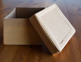 Decorative cardboard gift box.