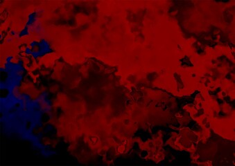 赤い幻想的な水彩テクスチャ背景
