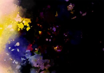 暗闇に光る幻想的なテクスチャ背景
