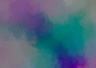 緑色の幻想的なキラキラ水彩テクスチャ背景
