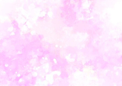 ピンク色と紫色の水彩テクスチャ背景
