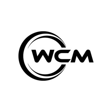 WCM logo. WCM letter. WCM letter logo design. Initials WCM logo linked with  circle and uppercase monogram logo. WCM typography for technology, business  and real estate brand. 9163290 Vector Art at Vecteezy