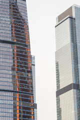 Fototapeta na wymiar facade windows office skyscrapers finance centre business estate