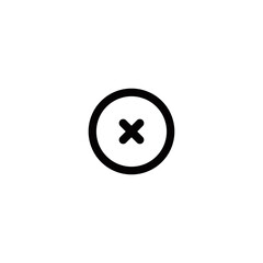 Decline simple flat icon vector illustration