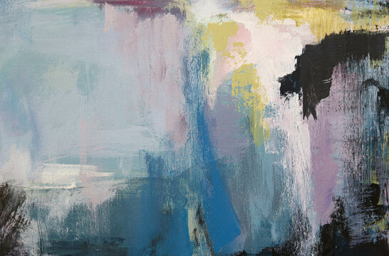 Abstract painting.  Background design of acrylic painting , rich texture.  Modern art oil painting.  Hand drawn brush stroke. Abstract contemporary art for background.