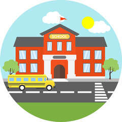 Naklejka premium School