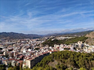 Fototapeta na wymiar Malaga Panorama