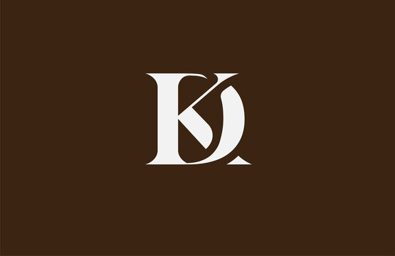 Initial DK Logo, usable for brand and company logo , vector illustration