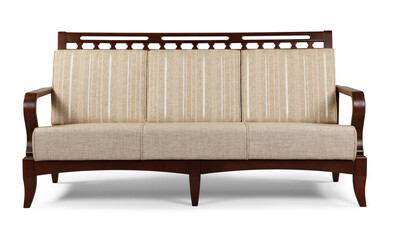 Modern sofa isolated on white background . front view