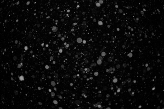 a snow  on the black backgrounds