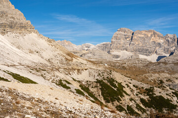 Dolomiten Drei Zinnen Sonnenaufgang Auronzo Hütte Dreizinnenhütte Sextner Dolomiten Südtirol Ostalpen