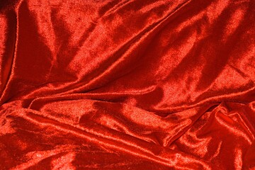 The red velvet texture is used as a beautiful background.