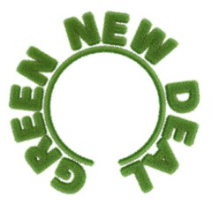 ökologische Wende als grüner Text im Kreis