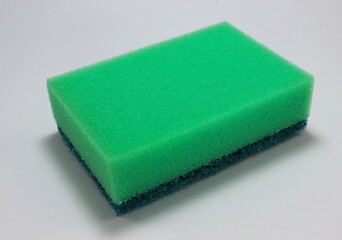 soft sponge for washing dishes in green 