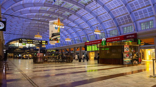 Interior of the Stockholms Central station