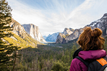 Girl in Yosemite National Park, Unites States Of America