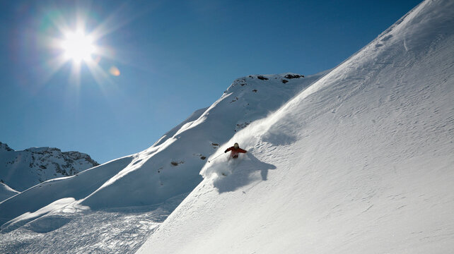 ski randonn&eacute; montagne hiver