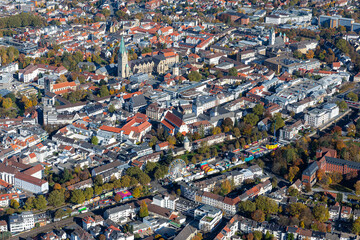 Herbst Libori Paderborn mit Blick über Paderborn