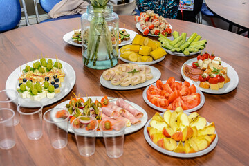 Food photo of tasty and healthy food