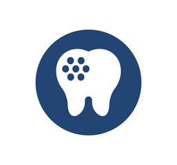 Dental clinic. Tooth icon dental clinic