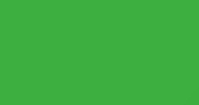 Fist of a woman knocking with knuckle over green background