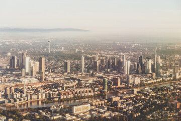 View of Frankfurt from above
