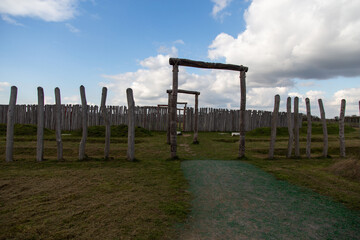 Ringheiligtum bei Pömmelte  Schönebeck, Salzlandkreis, Sachsen-Anhalt, Deutschland, Europa -...