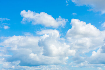 Obraz na płótnie Canvas blue sky with beautiful clouds.