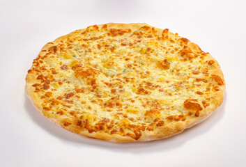 Italian traditional Pizza four cheeses
