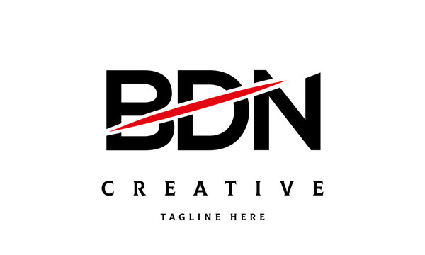 BDN creative cut three latter logo