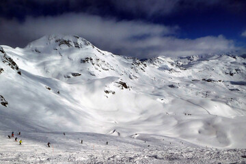 Blick und Abfahrt vom Seekareck in Obertauern