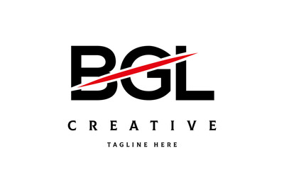 BGL creative cut three latter logo